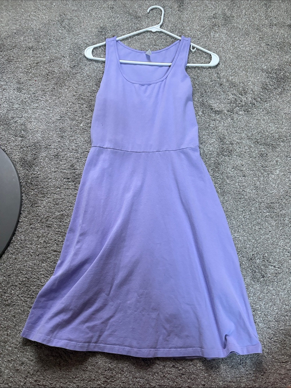 Lilac Sleeveless A-Line Dress